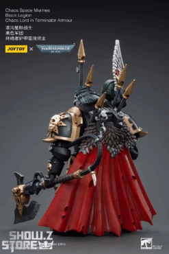 JoyToy Source 1/18 Warhammer 40K Chaos Space Marines Black Legion Chaos Lord In Terminator Armour 27 JoyToy Source 1/18 Warhammer 40K Chaos Space Marines Black Legion Chaos Lord In Terminator Armour -Toy Machine Store fbeee1a2f4
