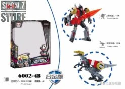 Black Mamba H6002-4B Raptor Slash & H6002-7B Robot Force Volcanicus Oversized Combiner Set Of 6 -Toy Machine Store fe5e669be3